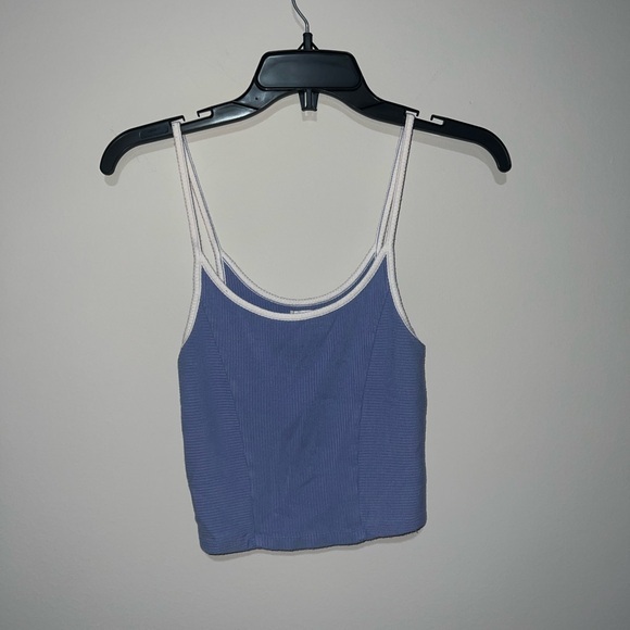Light purplish blue tank top with white outline BDG Small - Picture 1 of 6